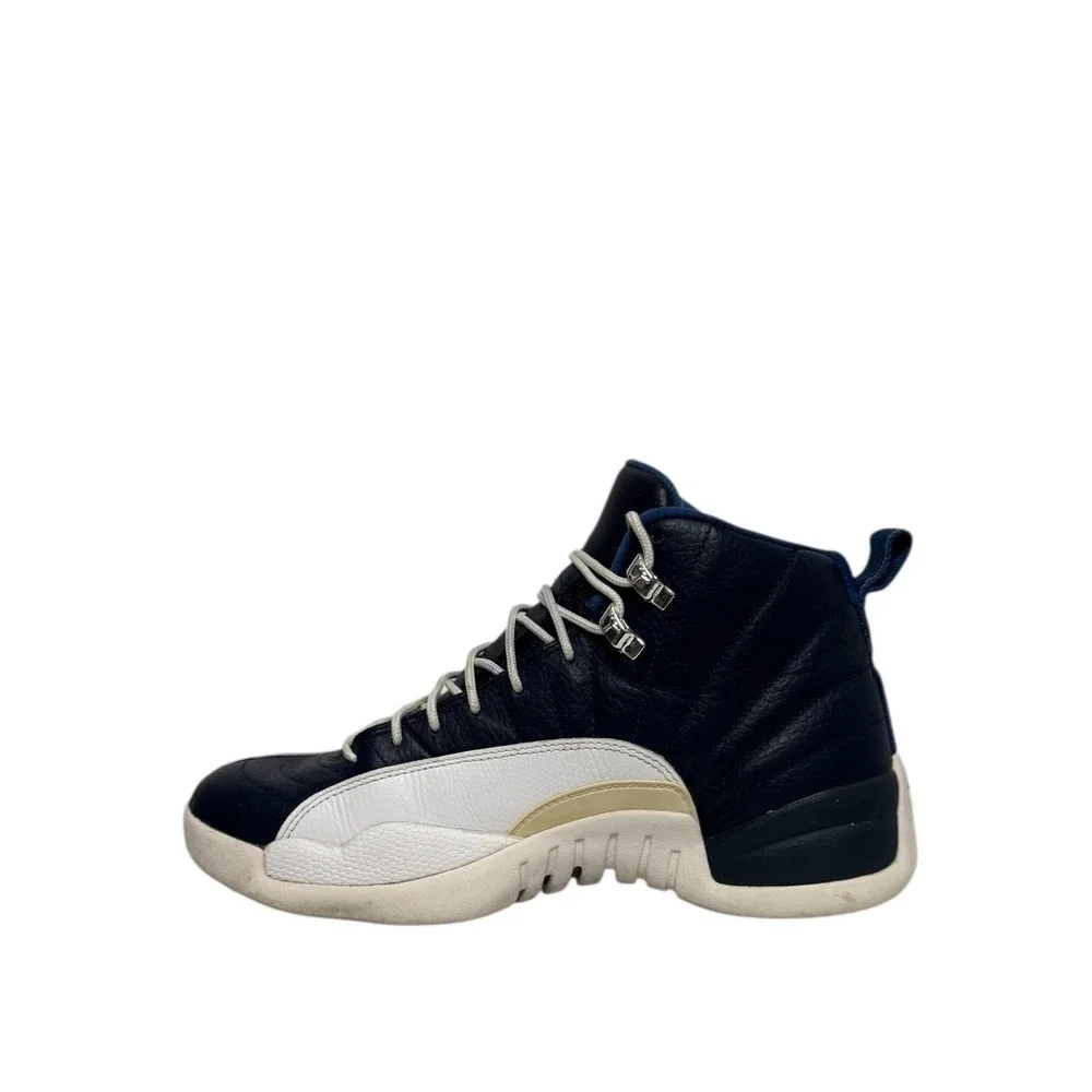 Air Jordan‎ 12 Retro Obsidian White University Blue 130690-410 Mens Sneakers 9